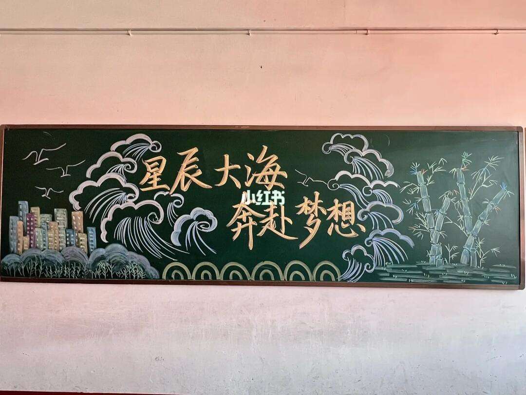 黑板报粉笔画左上角怎么画(黑板报粉笔画左上角怎么画好看)